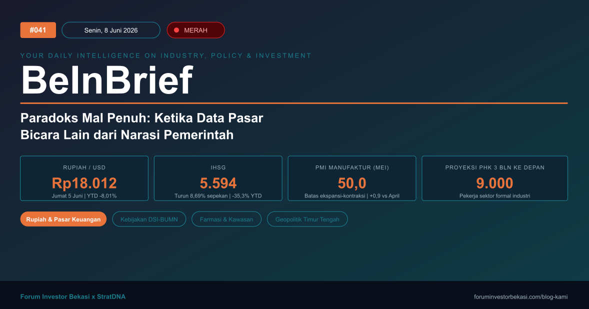 BeInBrief #041 "Paradoks Mal Penuh: Ketika Data Pasar Bicara Lain dari Pemerintah"