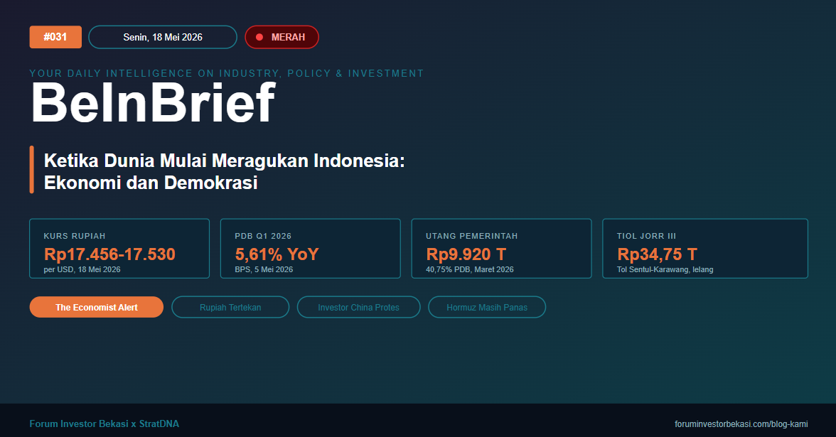 BeInBrief #031 "Ketika Dunia Mulai Meragukan Indonesia: Ekonomi dan Demokrasi"